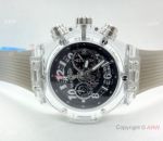 Best Quality Big Bang Unico Sapphire Hublot Clear Watch Gray Rubber Strap